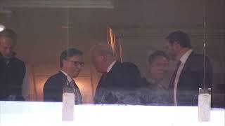 RAW: Donald Trump at Army-Navy game with Elon Musk, JD Vance, Mike Johnson