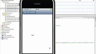 xcode programming tutorial#4 part 3/3: UITableView and UINavigationController