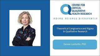 Theoretical Congruence and Rigour in Qualitative Research