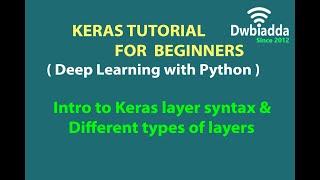 Keras layer syntax | Keras tutorial videos