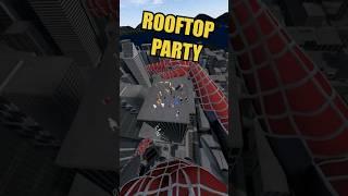 Spider-Man VR ROOFTOP PARTY  #vr #virtualreality #gaming #spiderman