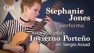 Stephanie Jones plays Piazzolla's Invierno Porteño | Guitar by Masters