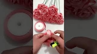 Как сделать розу из ленты?