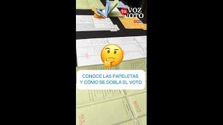 Elecciones Municipales: conoce las papeletas y cómo se dobla el voto