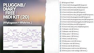 [FREE] Pluggnb/Diary Midi kit [20 midis in style of Diary, Pluggnb, Rnb, Emo](1plugsoon + Shrine)