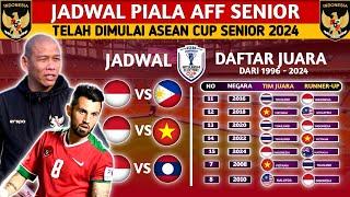 COACH NOVA SIAP MENDUNIA. JADWAL PIALA AFF SENIOR / ASEAN CUP 2024 . INDONESIA VS FILIPINA