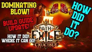 3 21 Dominating Blow Build Guide Update - Path of Exile