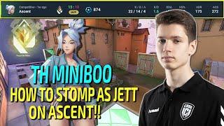 TH MiniBoo is DESTROYING RADIANT EU ON JETT!! (and this is how)