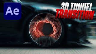 3D Tunnel Transition - After Effects Tutorial