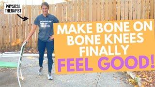 Pain RELIEF from bone on bone knee arthritis | 20 MIN LOW IMPACT WORKOUT | Version 2