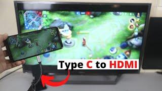 Connect USB Type C to HDMI | ROG Phone II to TV