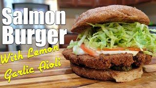 The Unexpectedly Amazing Salmon Burger. Turning Salmon Cakes into Salmon Burgers