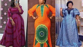 PLUS SIZE ANKARA DRESSES STYLES FOR WOMEN,STYLISH AFRICAN FASHION FOR PLUS SIZE,ANKARA DRESSES STYLE