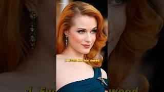 Top 10 Most Beautiful  Redhead Hollywood Actress #shorts