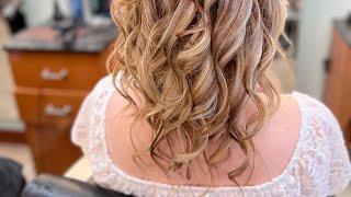 GREENWICH TOP SALON RIVERSIDE - BLONDE WITH CHOCOLATE ESPRESSO SWIRLS AND CURLS MOMMY AND BABY VLOG