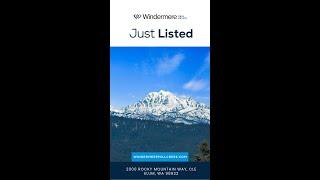 Just listed with Windermere Mill Creek