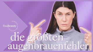 Die größten Fehler bei Augenbrauen - ...und wie ihr sie vermeidet 