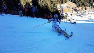 Skiing  from Campo Felice, Abruzzo, Italy  with Goffredo Mammarrella