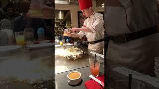 Benihana I love it , #chef #benihana #foodie #foodlover #foodblogger #entertainment #jokes #cooking
