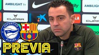 RUEDA PRENSA XAVI: DEPORTIVO ALAVÉS v FC BARCELONA