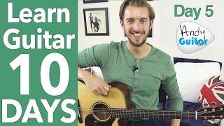 Guitar Lesson 5 - 'Ooh La la' Rod Stewart & NEW Melody! [10 Day Guitar Course ]