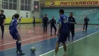 Тренировка команды «КАМАЗ» в зале СК «Автозаводец»