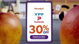 Ahorrá en YPF y Pedidos Ya con Naranja X