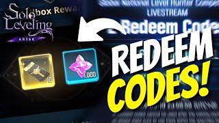 *NEW REDEEM CODES* 1000 ESSENCE STONE + 10 SELECTION DRAW TICKETS! Claim Fast! Solo Leveling Arise