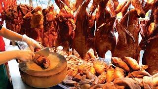 Super Stall of Pork Chops & Roast Duck - Cambodia's Greatest Street Food