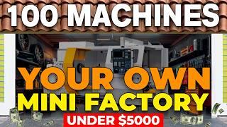 100 Business Machines You Can Buy Online to Make Money | Small Business Ideas - Production in Garage