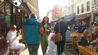 LONDON Walk April 2021 - WEST END Reopening of Bars & Restaurants | 4K