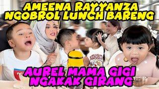 AMEENA RAYYANZA AZURA MAIN BARENG NEMENIN AUREL MAMA GIGI, GIRANG!!