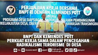 BNPT Gandeng Kemendes PDTT Bangun Deteksi Dini & Daya Tangkal Masyarakat Desa Terhadap Radikalisme