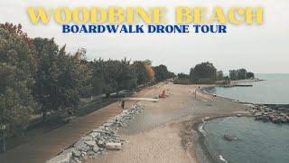 Woodbine Beach Boardwalk 4K Drone Footage Toronto