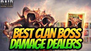 BEST CLAN BOSS DAMAGE DEALERS FOR ANY TEAM! THE BEST OF THE BEST!! RAID SHADOW LEGENDS