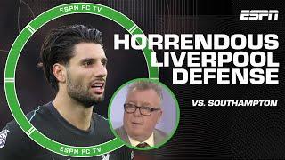 Stevie Nicol SLAMS Liverpool's 'HORRENDOUS' defending vs. Southampton 🫢 | ESPN FC