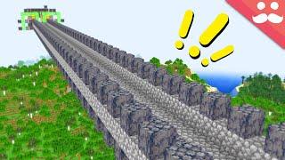 Self Building Bridges in Minecraft