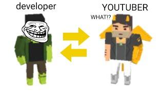 what IF ssb2 YouTuber and developer was switched place? | ssb2 Simple Sandbox 2