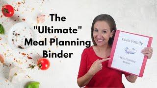 The *ULTIMATE* Meal Planning Binder (Save Money, Time & Waste) | Frugal Food Habits | JENNIFER COOK