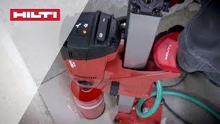 HOW TO use your Hilti DD 160 diamond coring tool for rig-based wet drilling