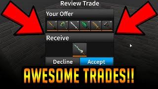 THESE TRADES ARE SO INSANE!!! (ROBLOX ASSASSIN)