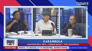 Karambola sa DWIZ   | June 25, 2024