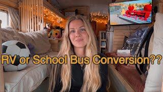 #218 - Why We Chose A Converted School Bus Instead of an RV