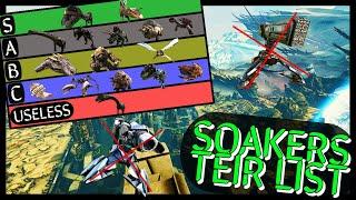 ARK Survival Evolved Soakers Tier List | What are the best raiding dinosaurs ranked!