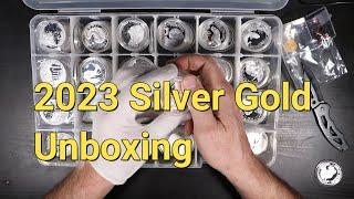  2023 New Gold Silver Unboxing 