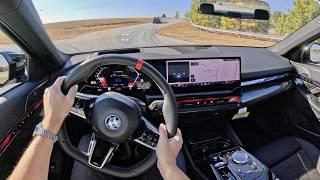 2024 BMW i5 M60 - POV Performance Driving Impressions