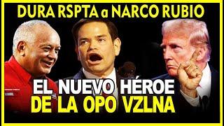 INCENDIARIA PROPUESTA! DIOSDADO CABELLO RETA A MARCO RUBIO  ( NARC0 RUBIO)