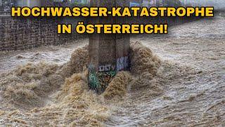 HOCHWASSER in WIEN! Reißende Flüsse und ÜBERFLUTUNGEN!