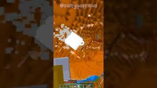 Epic Minecraft Manhunt Clip!! #saltyy #minecraft #moments #funny #fup #shorts #edit #gaming gameplay