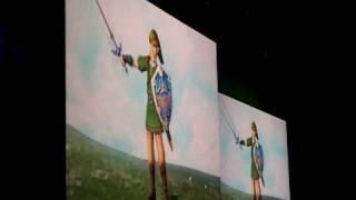 Zelda Skyward Sword Live Reaction E3 2010 (audience perspective) - Skyward Sword reaction